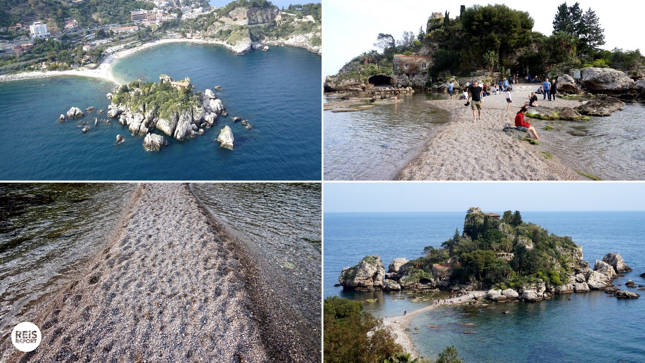 taormina badplaats sicilië isola bella