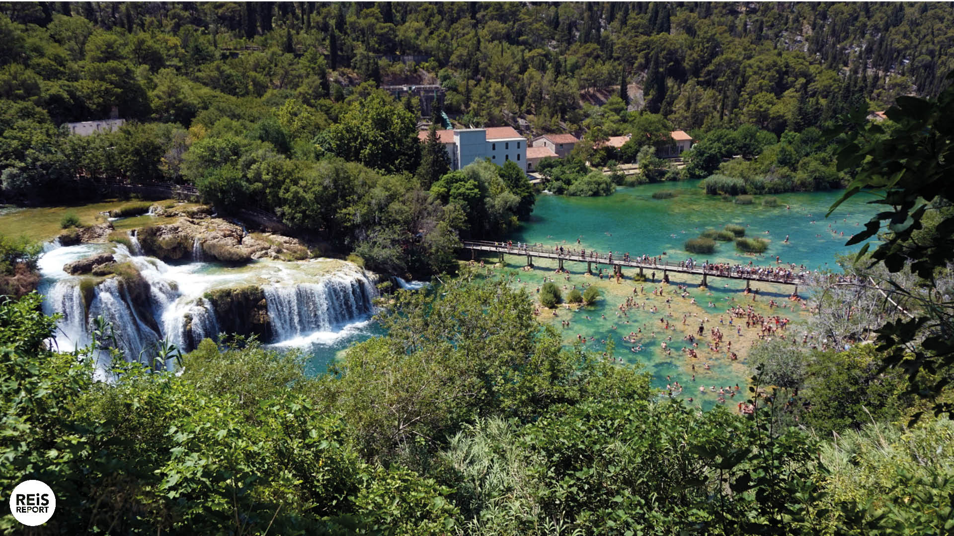 krka nationaal park zwemmen