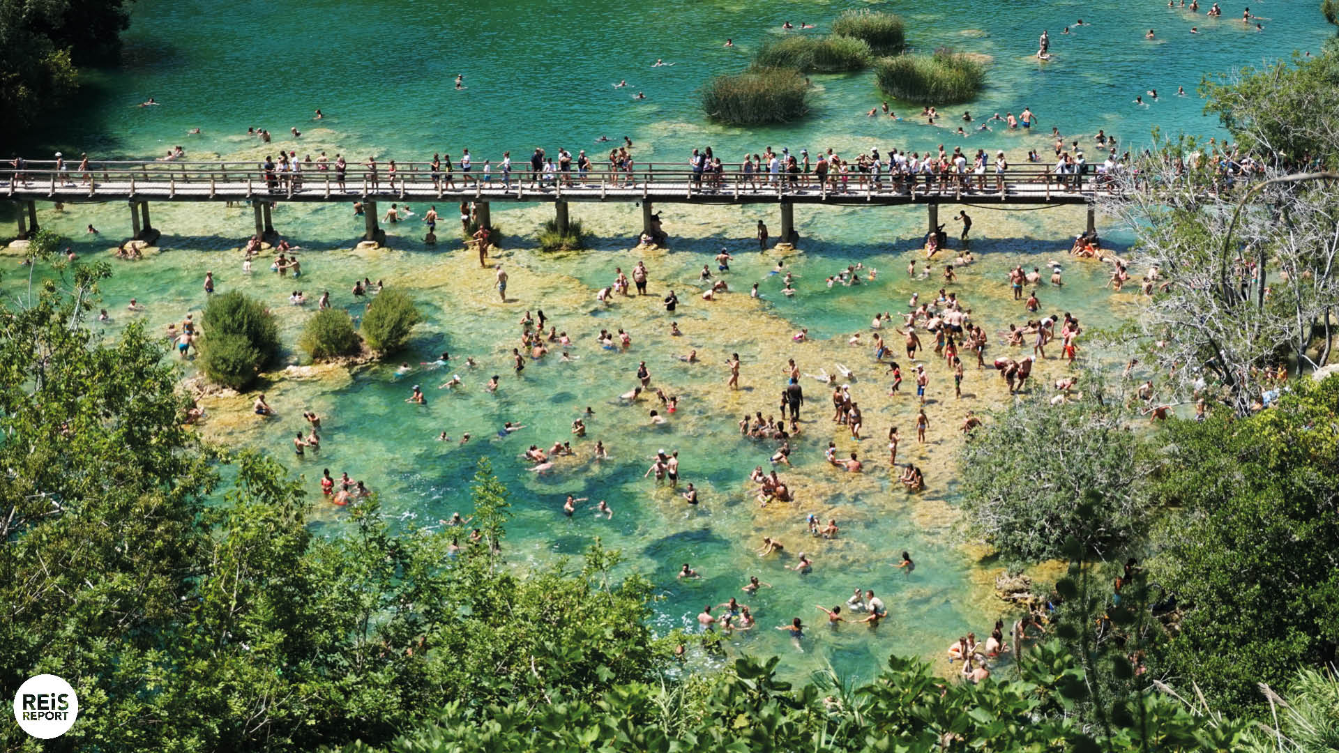 krka nationaal park zwemmen