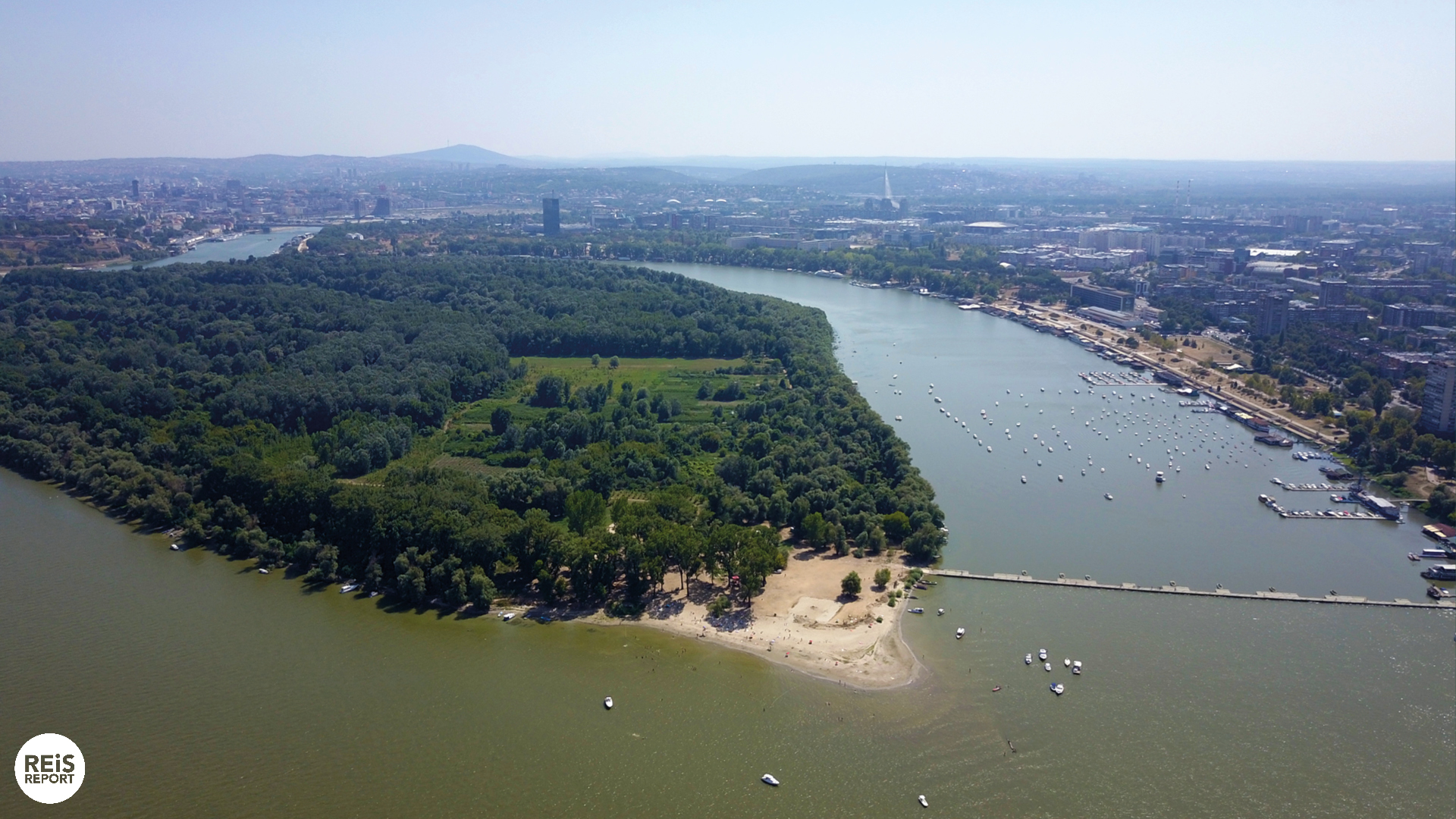 stranden in belgrado
