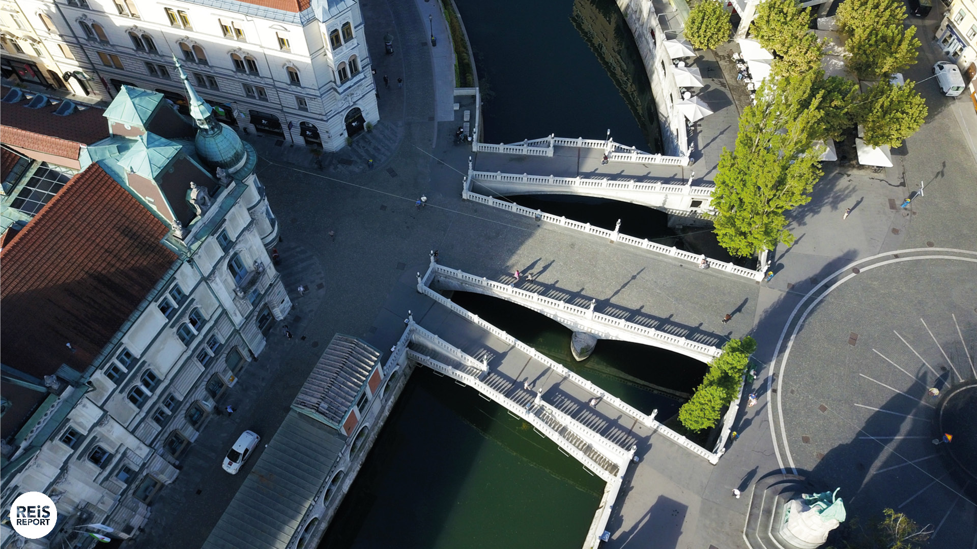 ljubljana brug Tromostovje plecnik