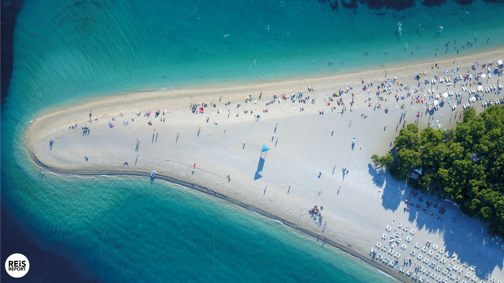 zlatni rat strand kroatie brac