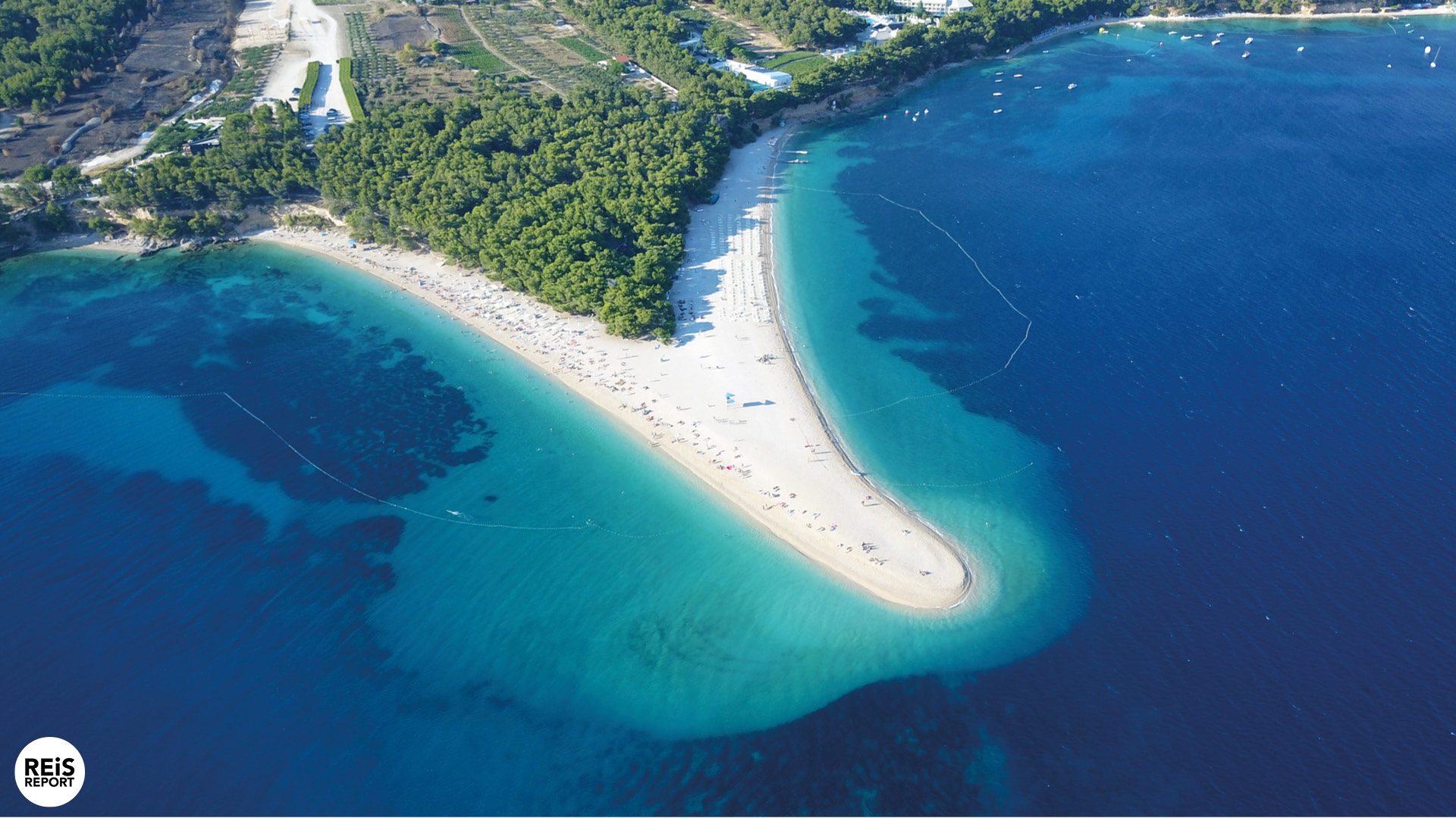 zlatni rat strand kroatie brac