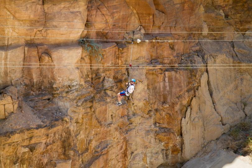 wadi mujib hike jordanië