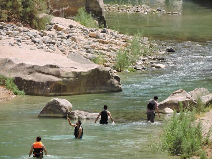 wadi mujib hike jordanië