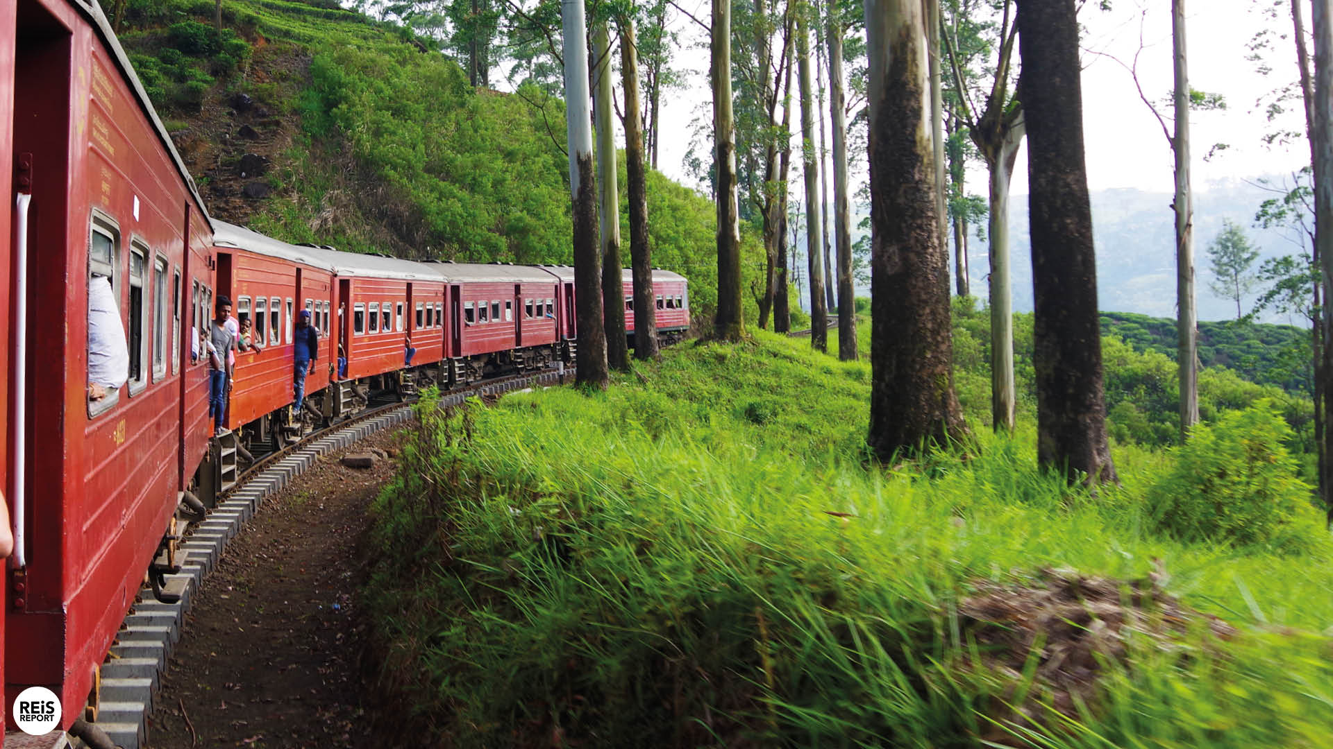 treinreis sri lanka foto's