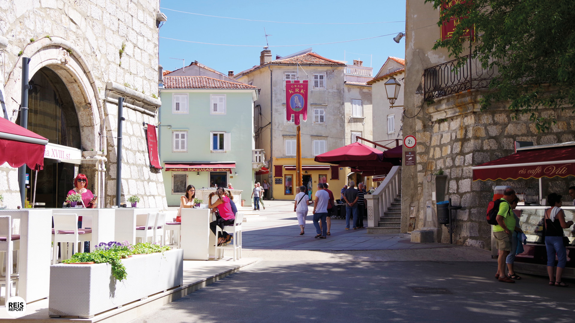 krk stad kroatie