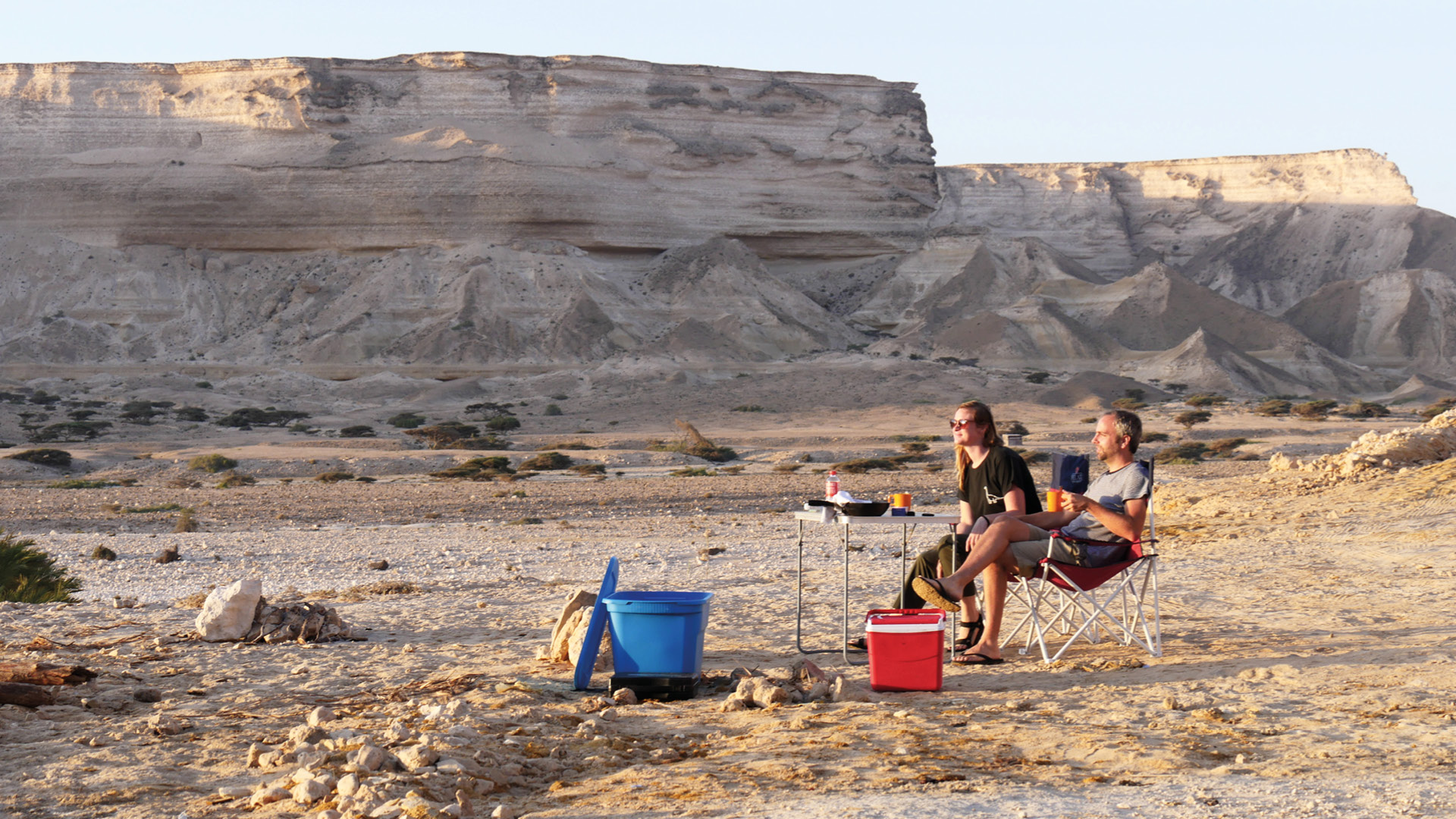 wildkamperen in oman