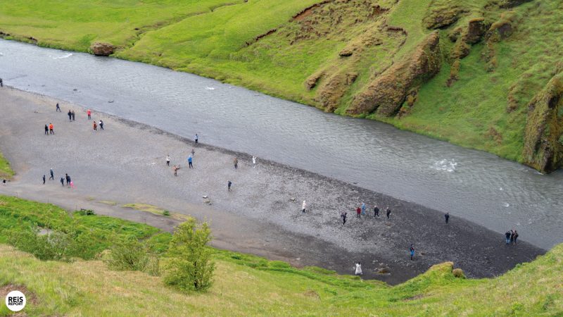 skogafoss waterval ijsland