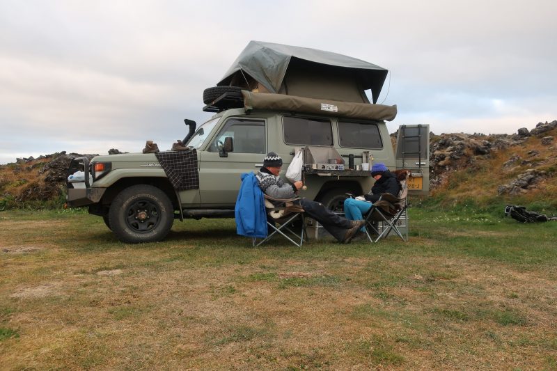 camper ijsland